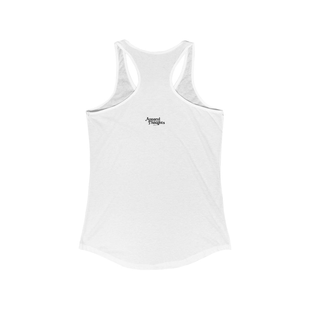 “Books….Weights for your Brain” Women's Ideal Racerback Tank