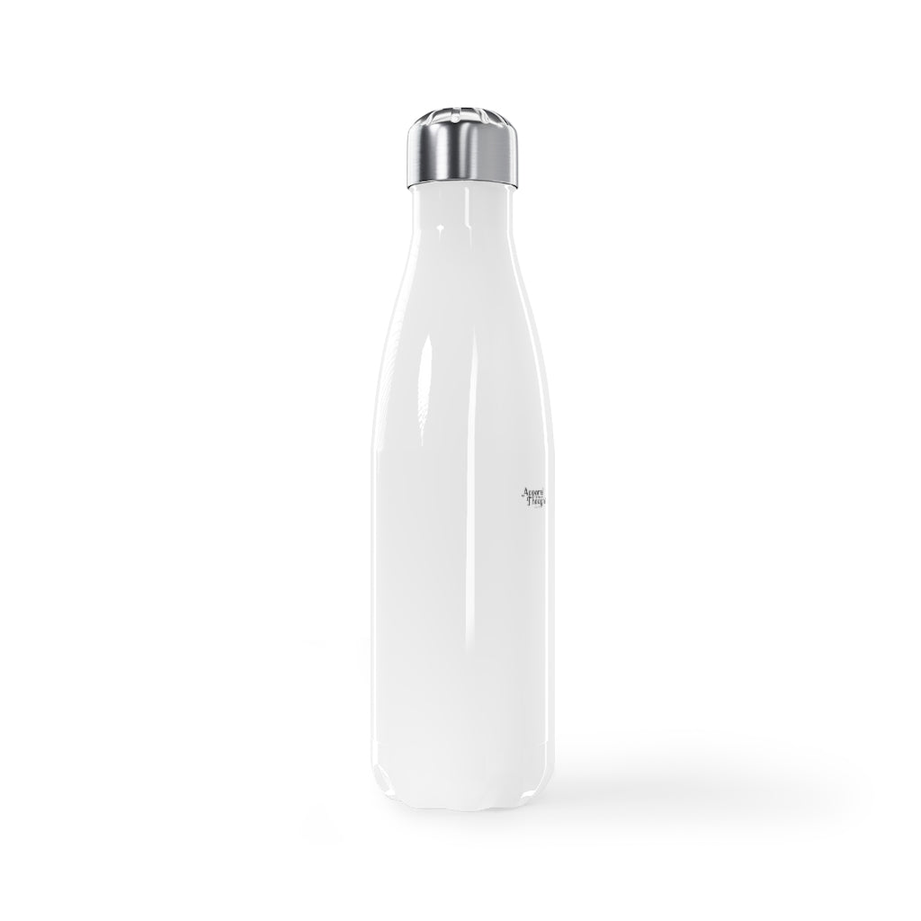 "Step Over Your Friends..." Stainless Steel Water Bottle, 17oz