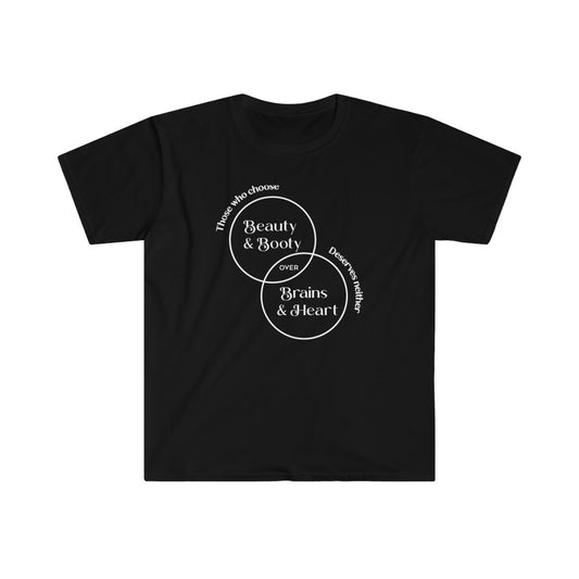 "Brains > Beauty" T-Shirt