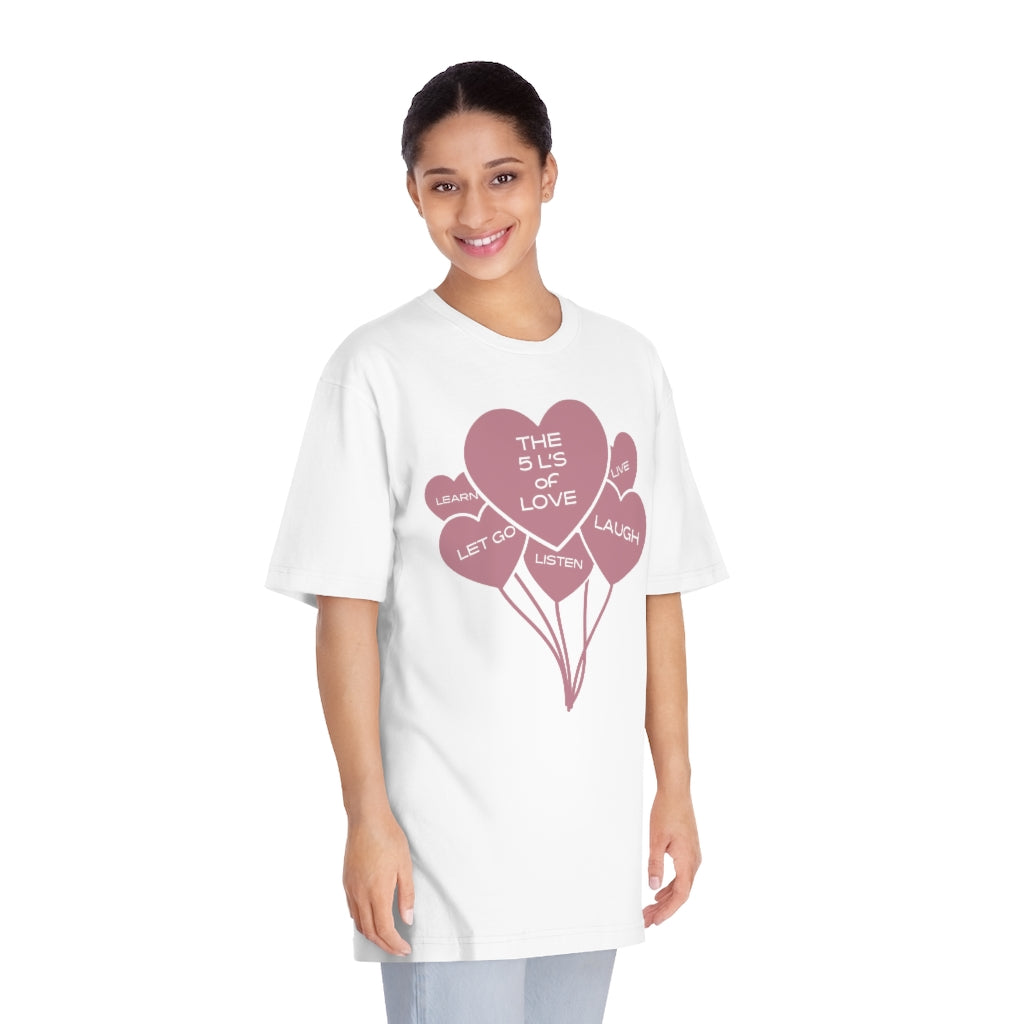 “5 L’s of Love” Unisex Classic Crewneck T-Shirt